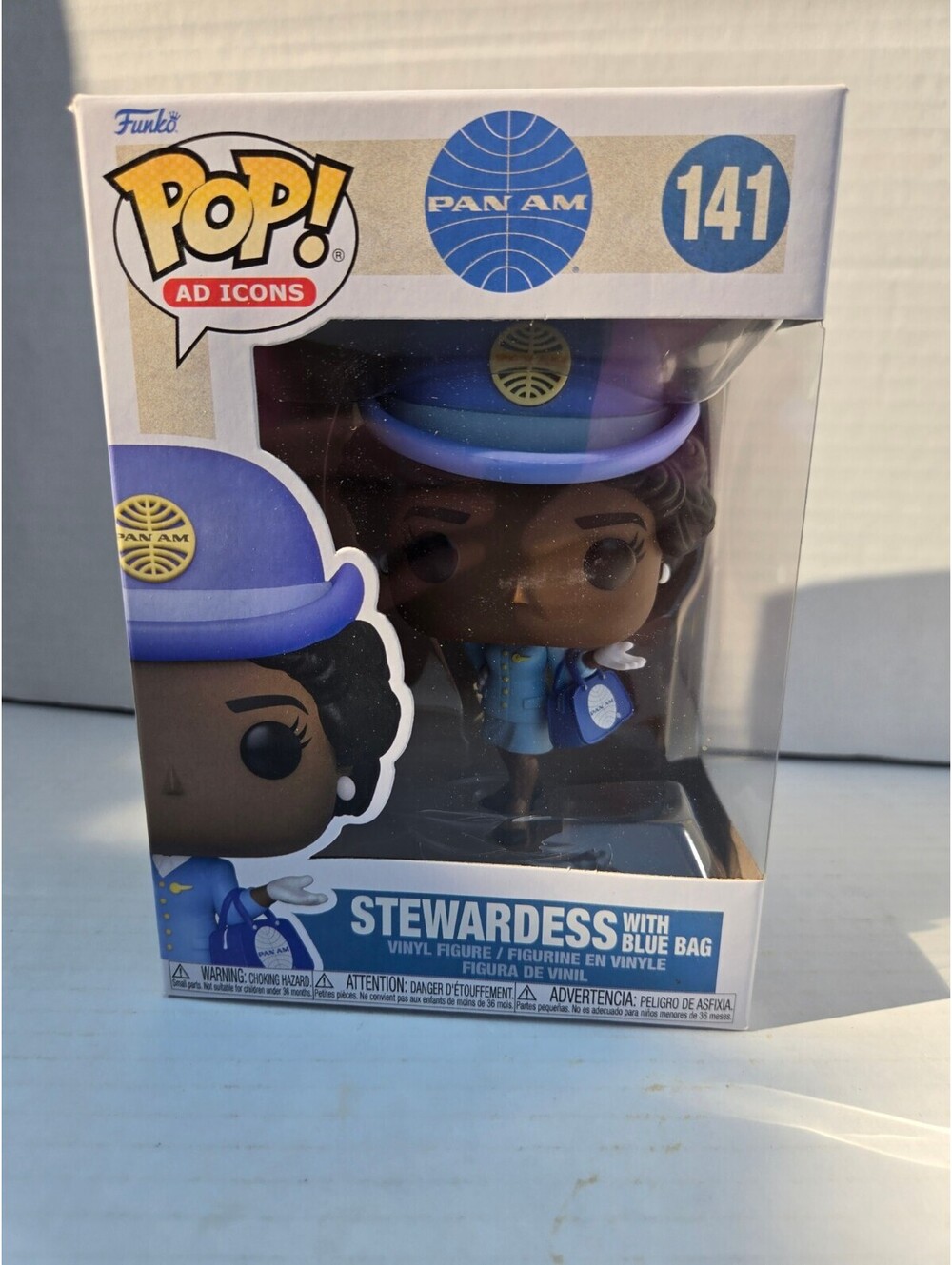 Funko Pop! Ad Icons Stewardess with Blue Bag #141 Vaulted